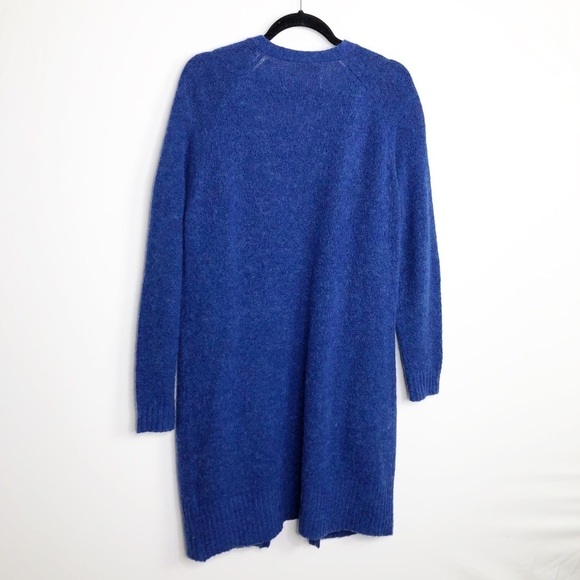 KAFFE Majkg Blue open front duster cardigan - Picture 2 of 9